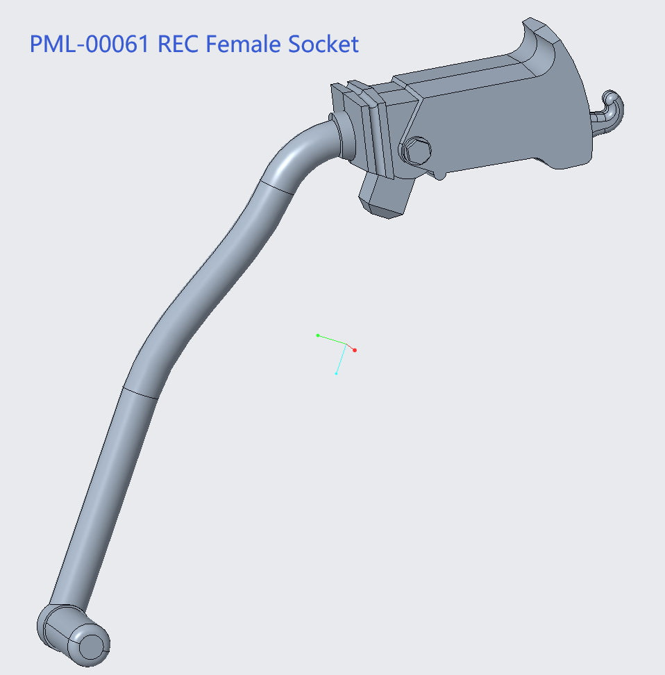 n.2parts of PML-00061 REC Female Socket for AX2002(S)/AX2003(S)