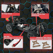 Load image into Gallery viewer, ZROAD 1/12 Hobby RC Buggy - 4WD, RTR, Off-Road Drift Car, Rapid Speed, Aluminum Alloy
