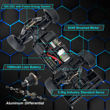 Carica l&#39;immagine nel visualizzatore di Gallery, ZROAD 1/12 Hobby RC Buggy - 4WD, RTR, fuoristrada Drift Car, velocità rapida, lega di alluminio
